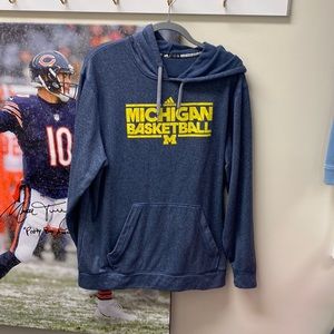 University of Michigan Basketball Adidas Climawarm Hoodie